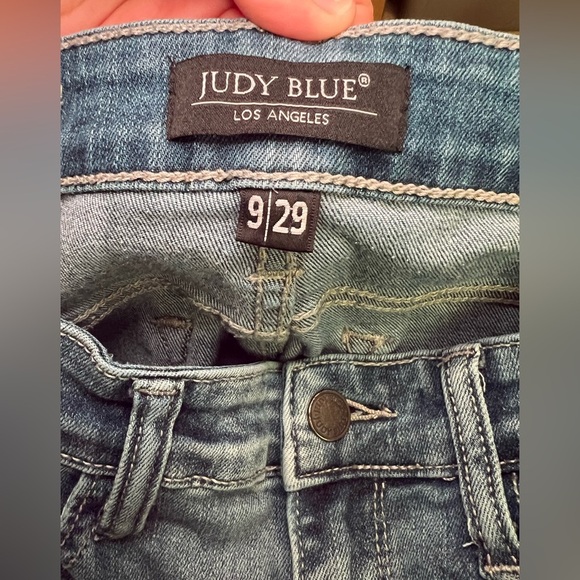 Judy Blue Distressed Relaxed Fit Women Jeans Size 9/29 - Picture 7 of 9